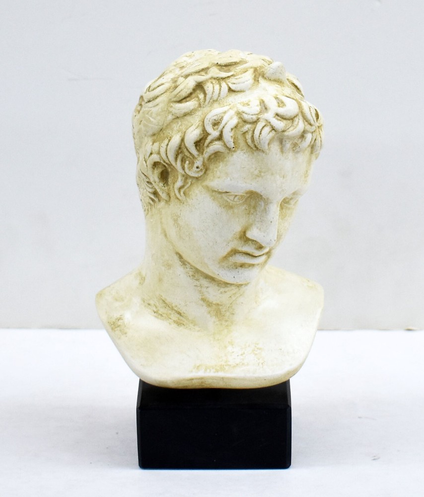 Ephebe of Marathon bust statue - Youth boy sculpture - Museum reproduction