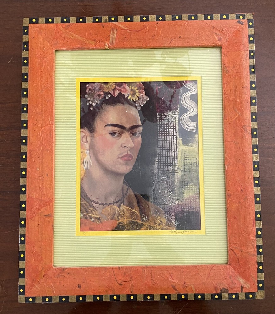 Frida Kahlo Collage -14.5x17.5”- California Artist