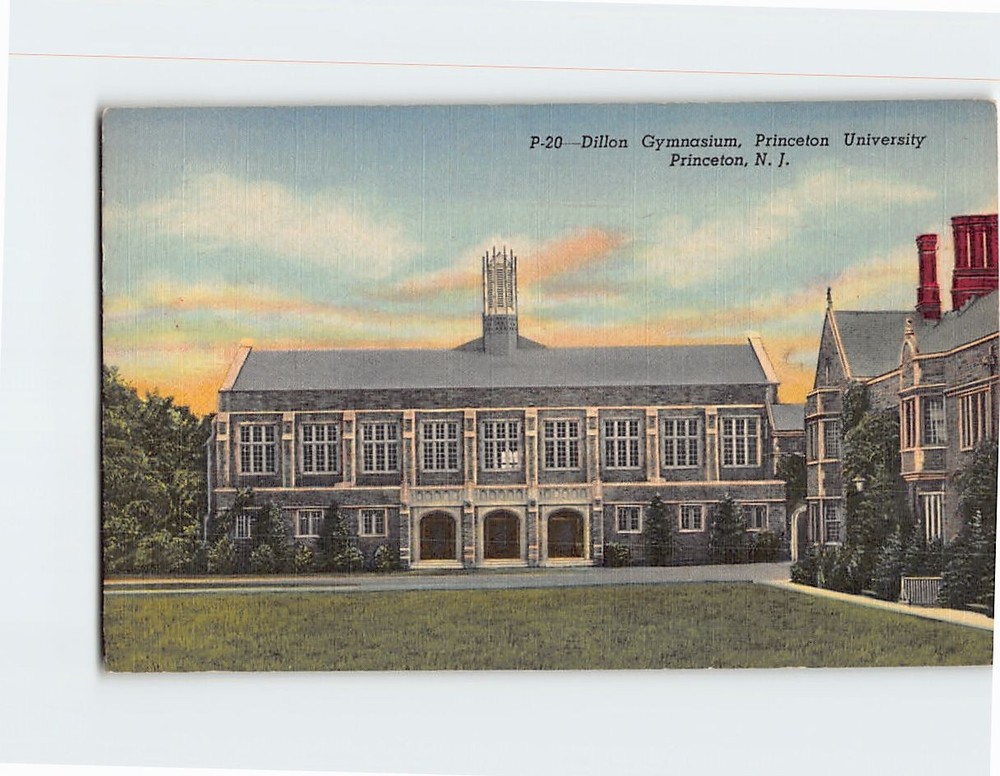 Postcard Dillon Gymnasium Princeton University Princeton NJ USA
