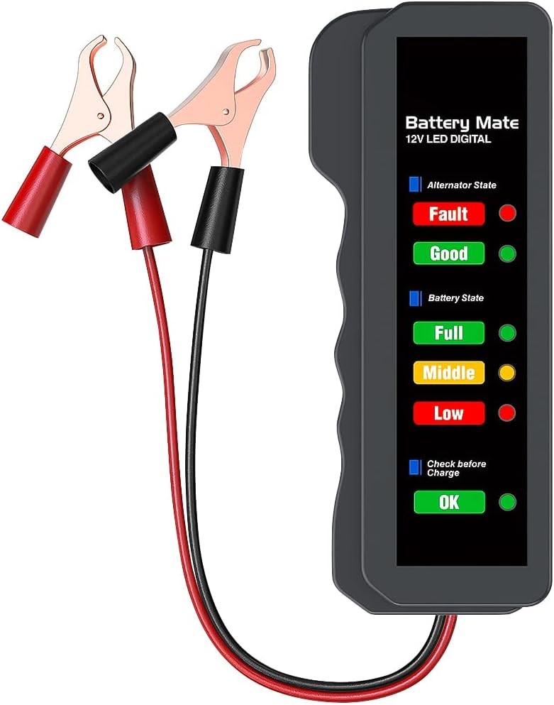 12V Car Battery Tester, BM310 Automotive Digital Alternator Charging System Anal