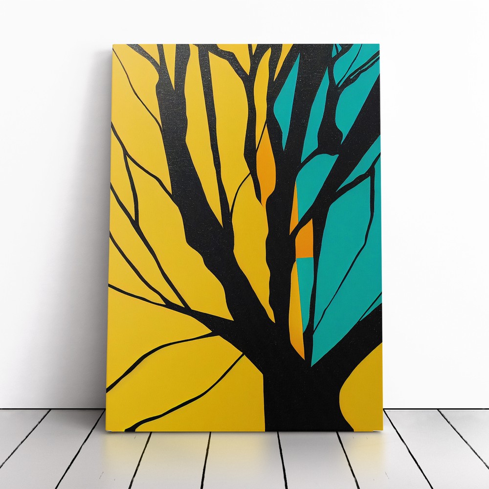 Unique Abstract Tree No.2 Canvas Wall Art Print Framed Picture Decor Dining Room