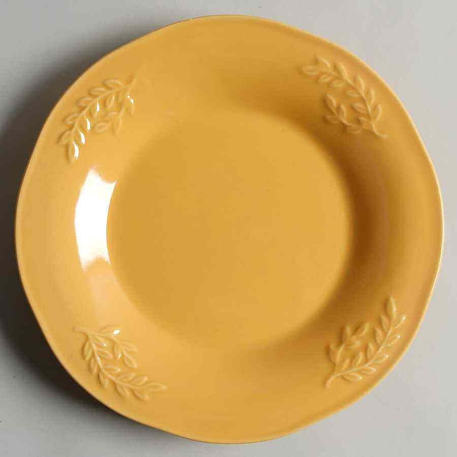 Certified Gold-Toned International Cuisineware Dessert Salad Plate 8377621