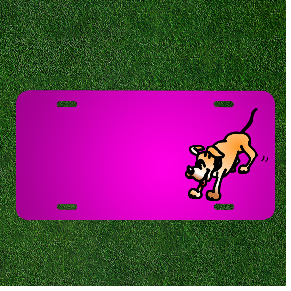 Create a Custom Personalized Car License Plate with Your Name or Pet's Name for a Unique and Memorable Design