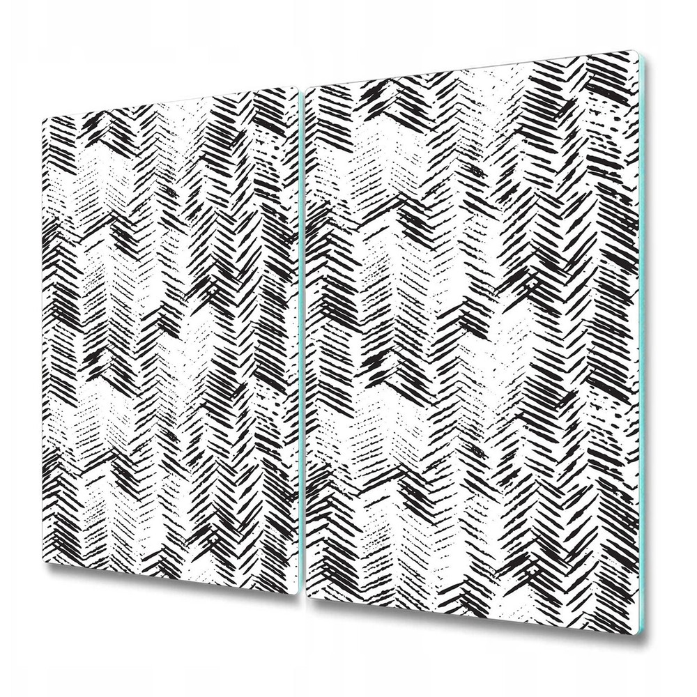 Glass Kitchen Chopping Board Worktop Saver Messy Herringbone Herringbone 2x30x52