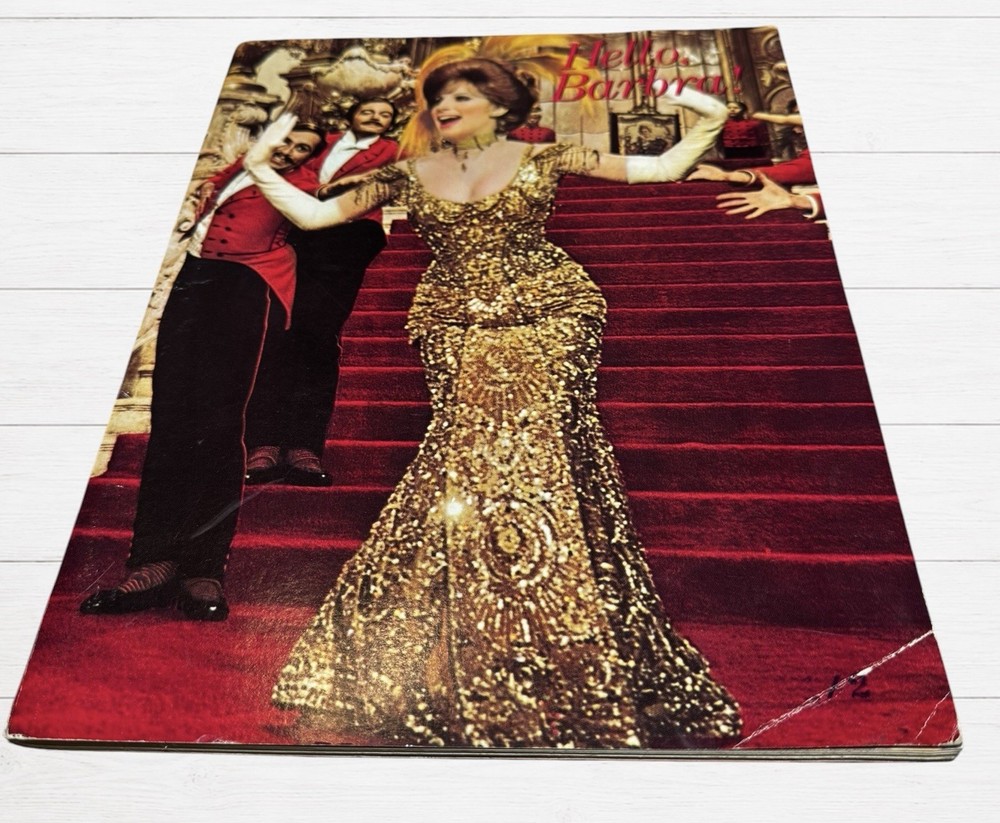 Vintage Hello Dolly Barbra Streisand Piano Vocal Sheet Music Songbook