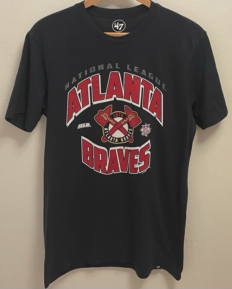 Atlanta Braves Blue '47 Brand Shirt Men's Size Small