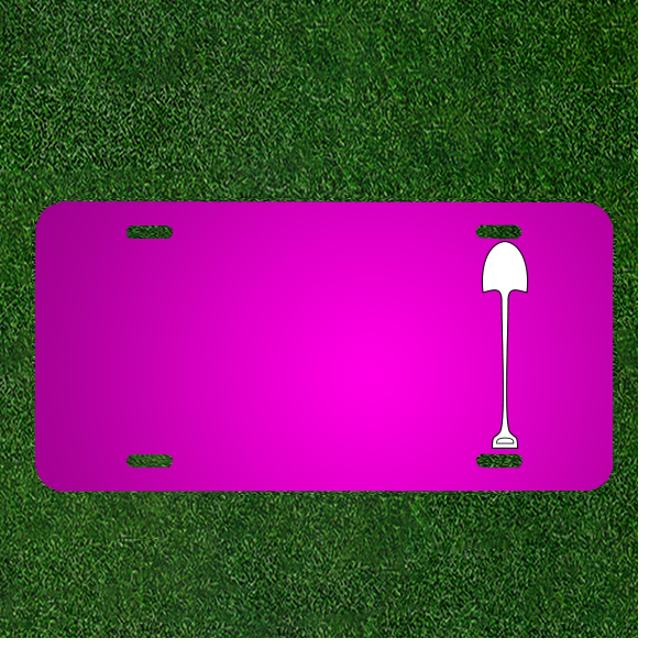 Custom Personalized Car License Plate With Add Names To Shovel Gardening Dig