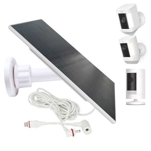 Ring Camera Solar Panel. Solar Panel Charger Compatible with Ring Spotlight
