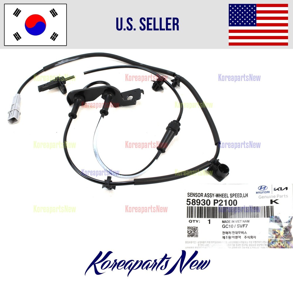 ABS Brake Sensor Front Left Driver Side OEM 58930P2100 for Kia Sorento 2021-2023-image