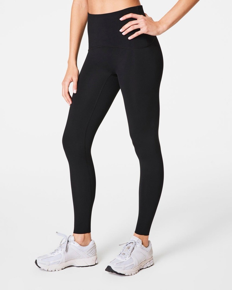 SPANXshape Booty Boost Women's Leggings Deep Black Sculpt & Lift  Size Small