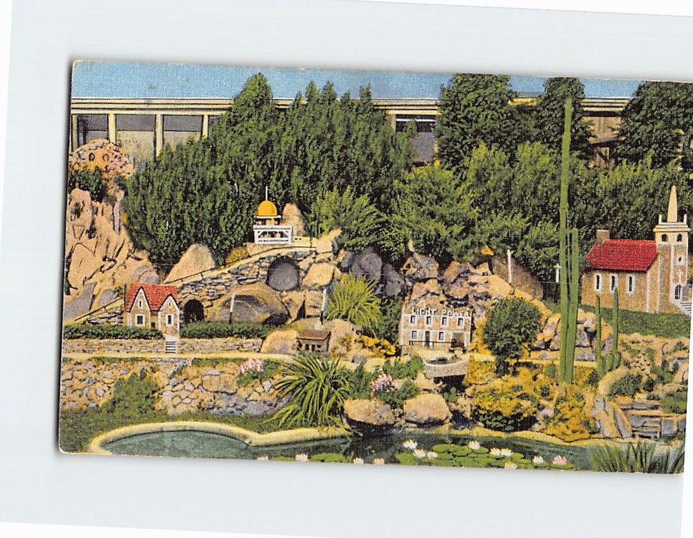 Postcard Miniature Village McKennan Park Sioux Falls South Dakota USA