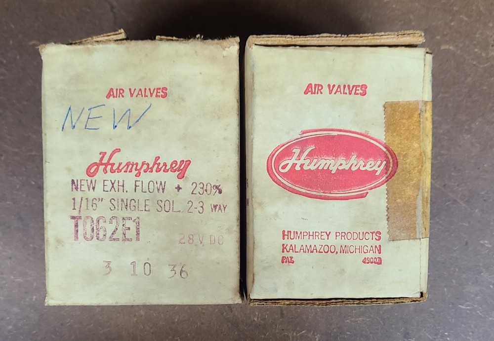 Humphrey Valve T062E1 3-10-36