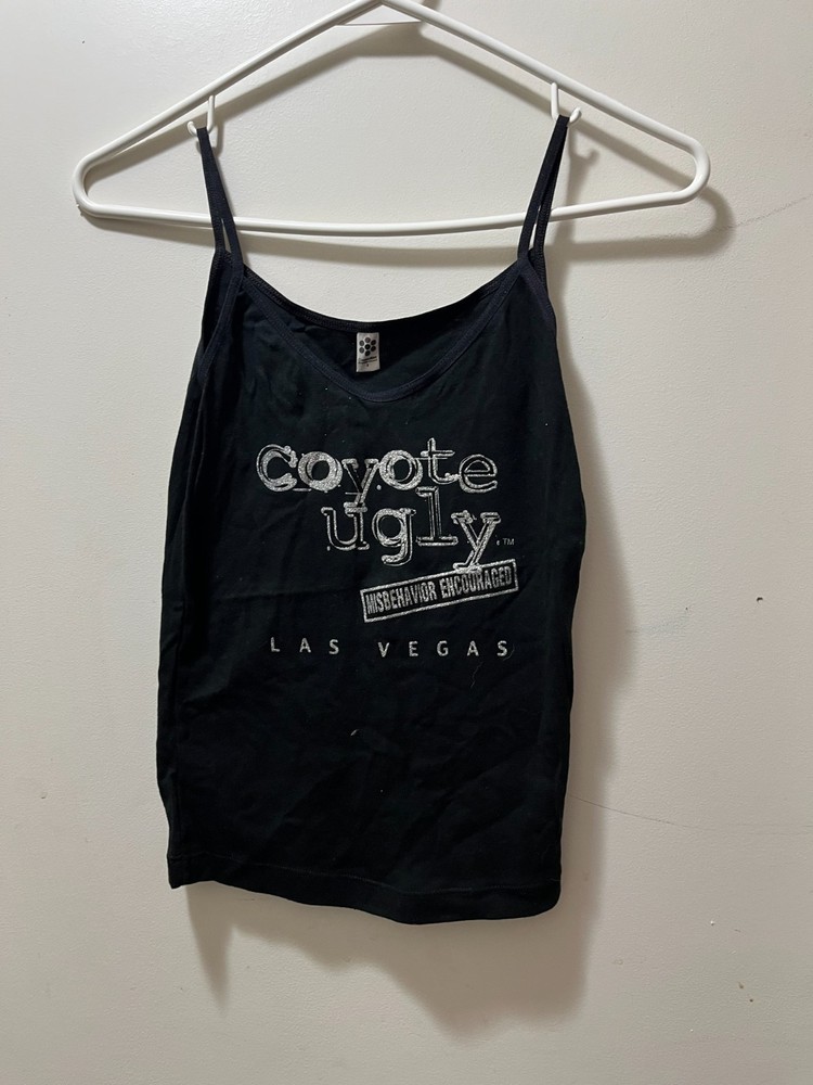 Coyote Ugly Las Vegas Y2K Camisole Tank Top Black Size 2