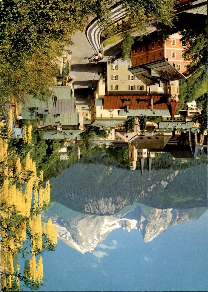 Berchtesgaden with Watzmann Mountain Postcard