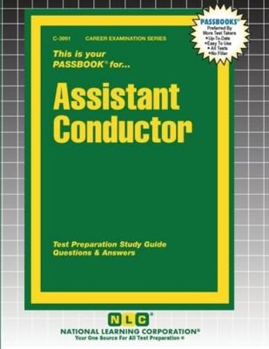 Passbooks Assistant Conductor (Paperback) Career ExaminationAnother great item from Rarewaves USA | Free delivery!
