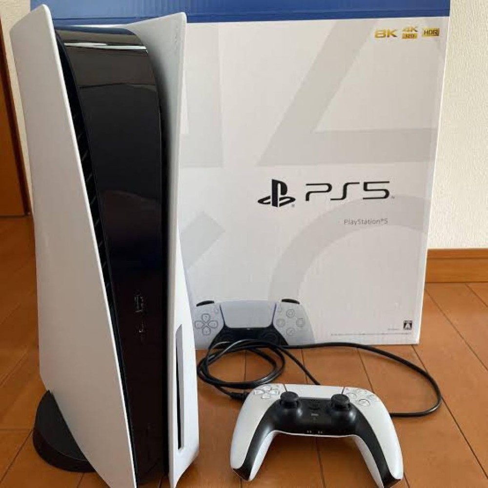 PlayStation 5 (PS5) console + controller #2bbb4e