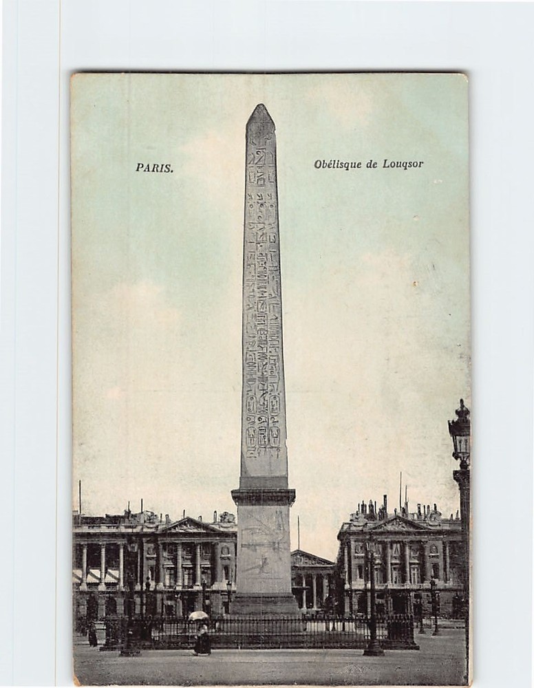 Postcard Obélisque de Louqsor Paris France