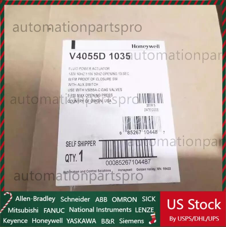 1PC New Honeywell V4055D1035 Fluid Dynamic Gas Valve Fast Shipping US Free TAX
