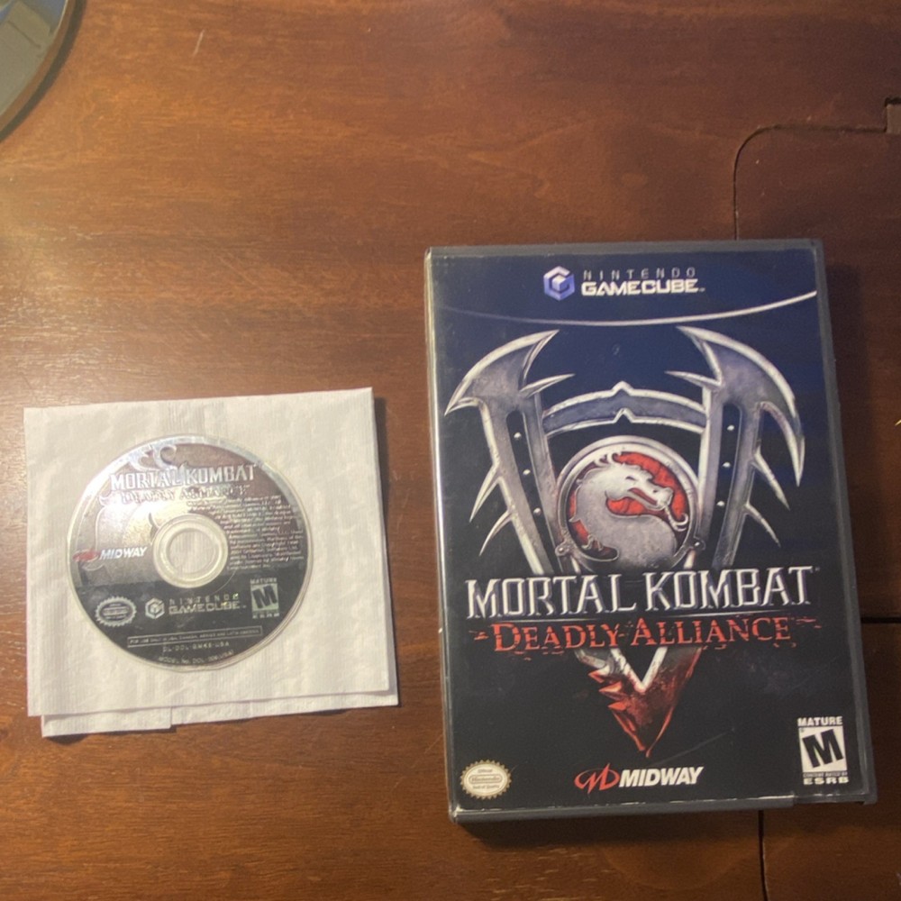 Midway Mortal Kombat: Deadly Alliance Nintendo GameCube Manual Multiplayer NTSC…