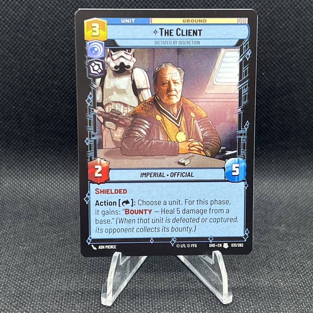 Star Wars Unlimited Shadows of the Galaxy The Client Dictated by Discretion 071