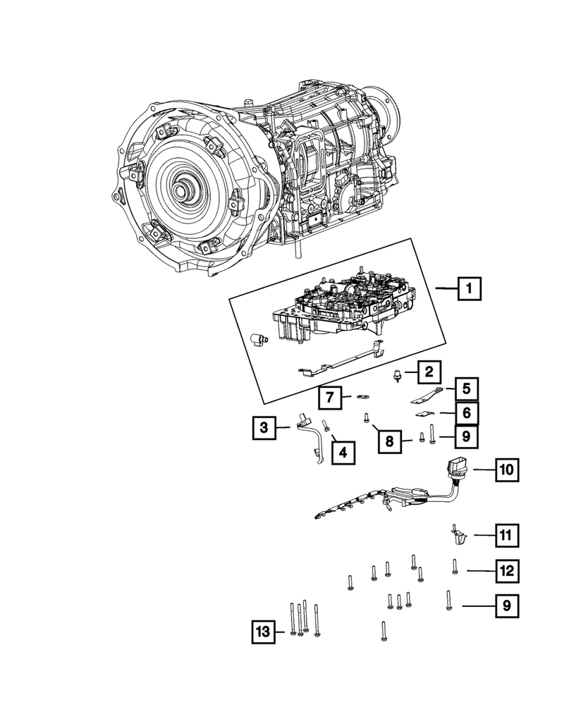 Genuine Mopar Transmission Wiring 68224246ab