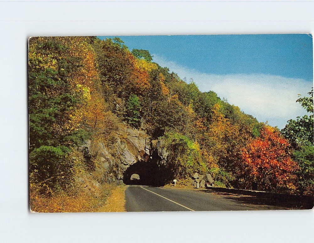 Postcard Tunnel on Skyline Drive Shenandoah National Park Virginia USA