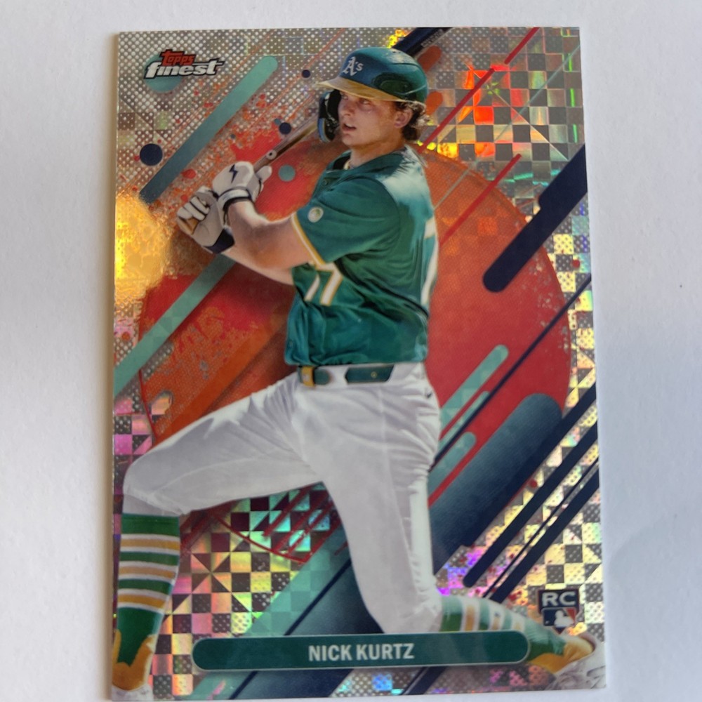 2025 Topps Finest Nick Kurtz RC Rare Checkerboard