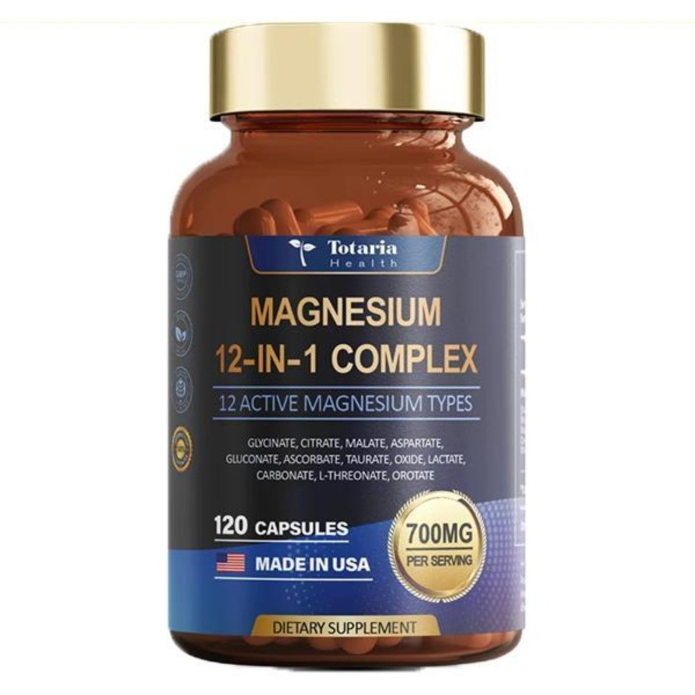 Totaria Magnesium 12-in-1 Complex 700mg  for Muscle & Relaxation Support