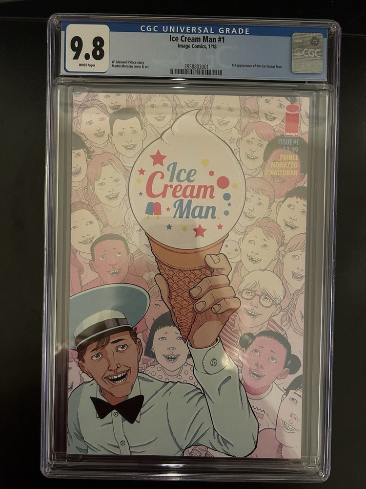Ice Cream Man # 1 First  Appearance of the Ice Cream Man CGC 9.8
