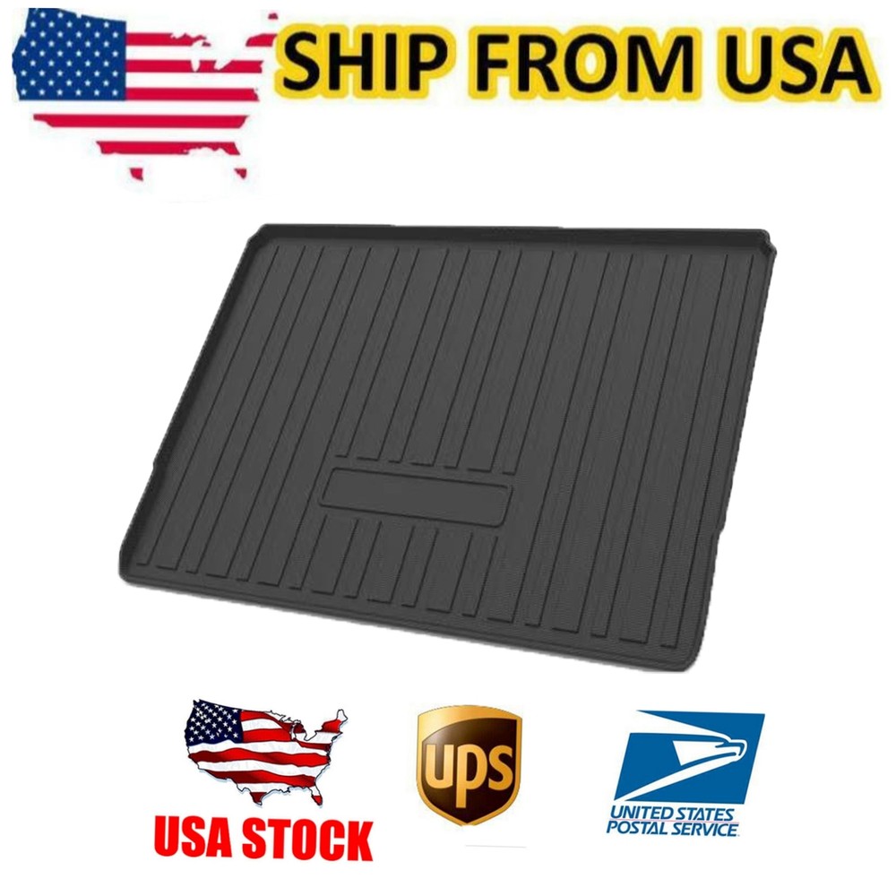 Black TPO Trunk Tray Boot Liner Floor Cover Mat for 2021-2023 Ford Bronco 4 Door