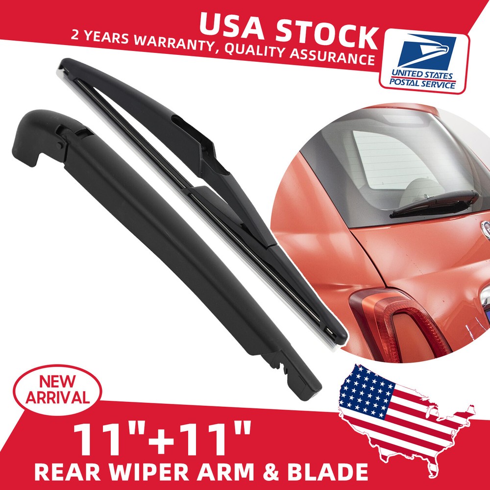 FIAT 500 2012-2019 Rear Wiper Arm & Blade OEM Quality 68079869AA 68079870AA