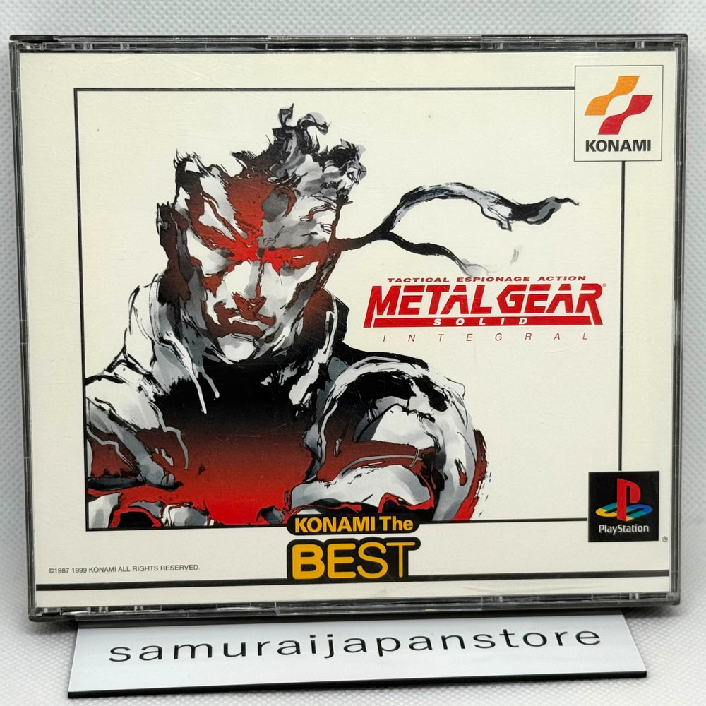 Metal Gear Solid Integral PS1 Used Tested Japanese ver with Case JP ver Sony