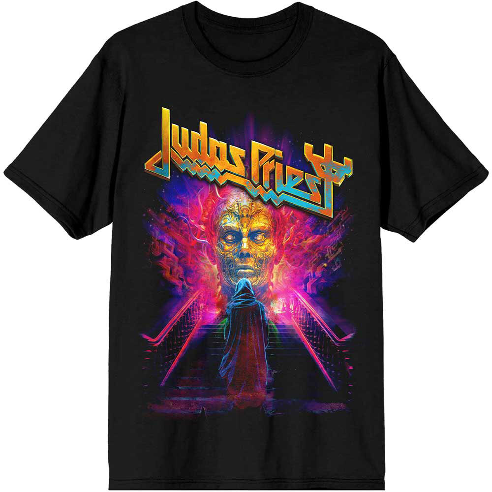 Judas Priest The Serpent Band Logo Graphic T-Shirt for Rock Music Fans