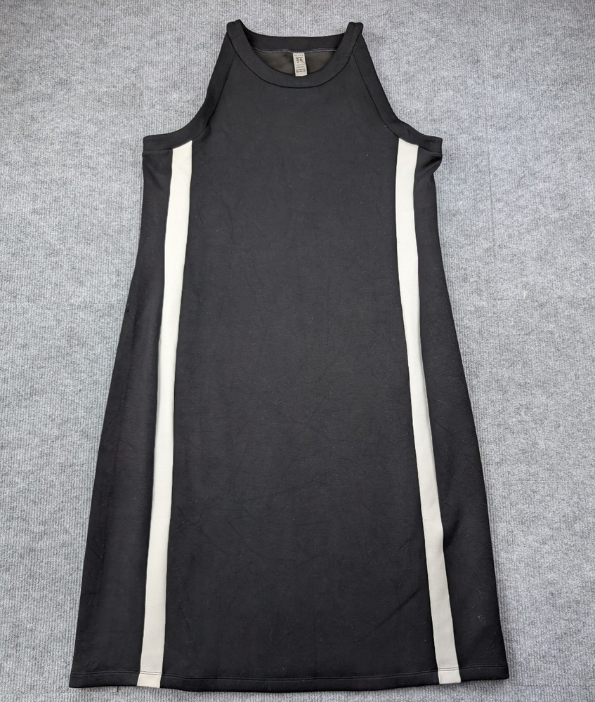 Spanx Air Essentials Midi Dress Womens XL Athleisure Tank Track Stripe Comfort