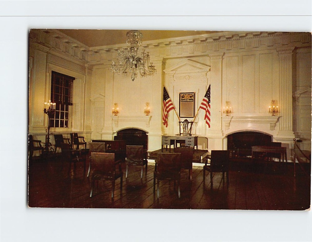 Postcard Assembly Room Independence Hall Philadelphia Pennsylvania USA