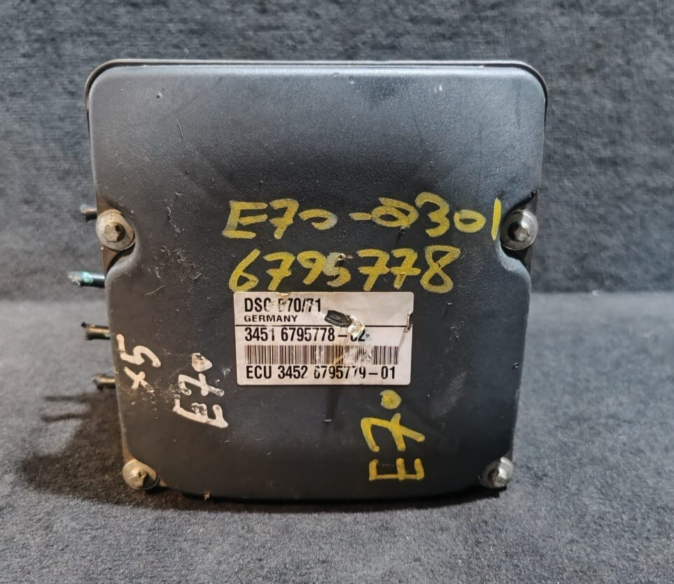 BMW X5 X6 series E70 E71 ABS PUMP DSC BRAKE ANTI LOCK HIDRO ELECTRONIC - 6795778