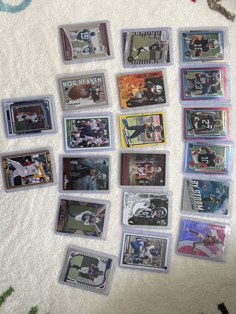 Sports Card Lot 82 Cards! NFL, MLB, NBA & More Rookies And Veterans!