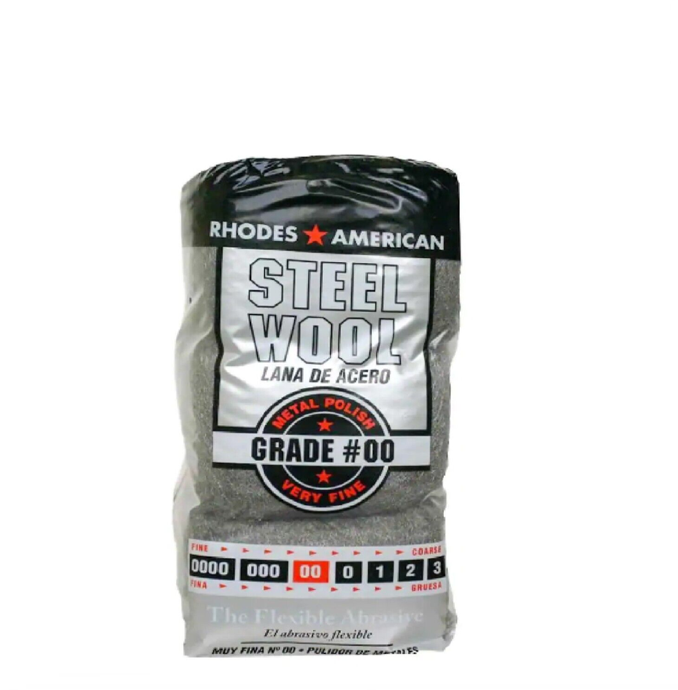 Fine Grade #00 Steel Wool (12-Pad)