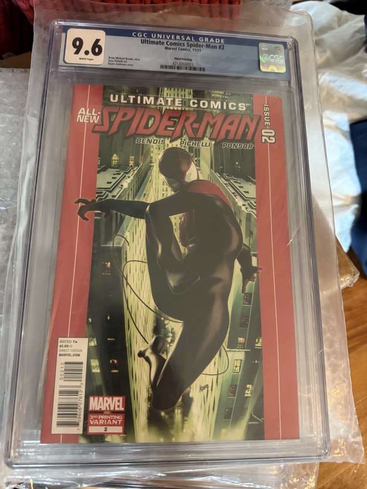 ULTIMATE COMICS SPIDER-MAN #2 CGC 9.6 2011 HTF 3RD Print