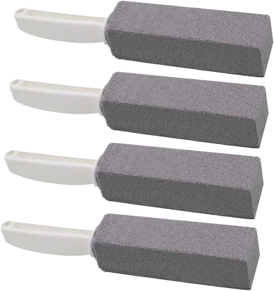 Pumice Cleaning Stone With Handle Toilet Bowl Ring Remover Cleaner for 4 Pack