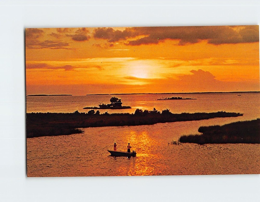 Postcard Sunset At Riverside Villas In Homosassa River Florida