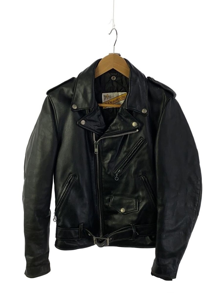 Schott Double Riders Jacket/34/Leather/Blk// 3479