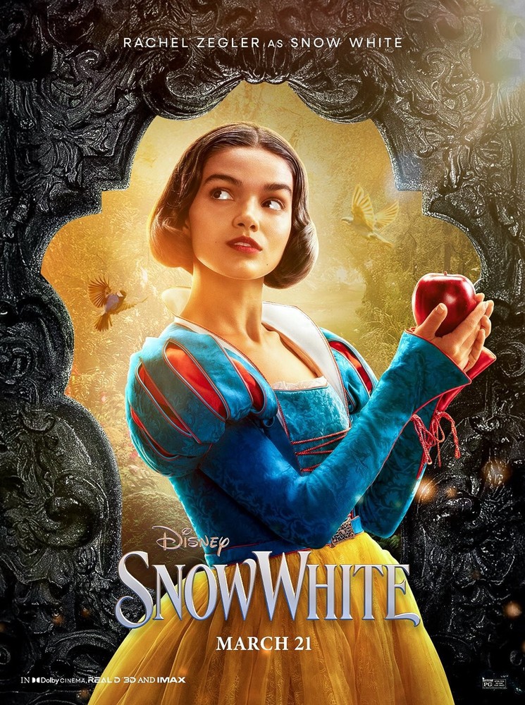 2025 Disney Snow White Art Print Poster Kids Room Wall Decor Gift
