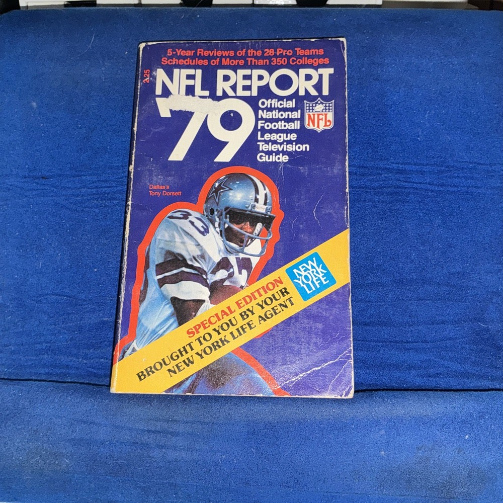 NFL Report 1979 Official National Football League Television Guide By Jack Hand