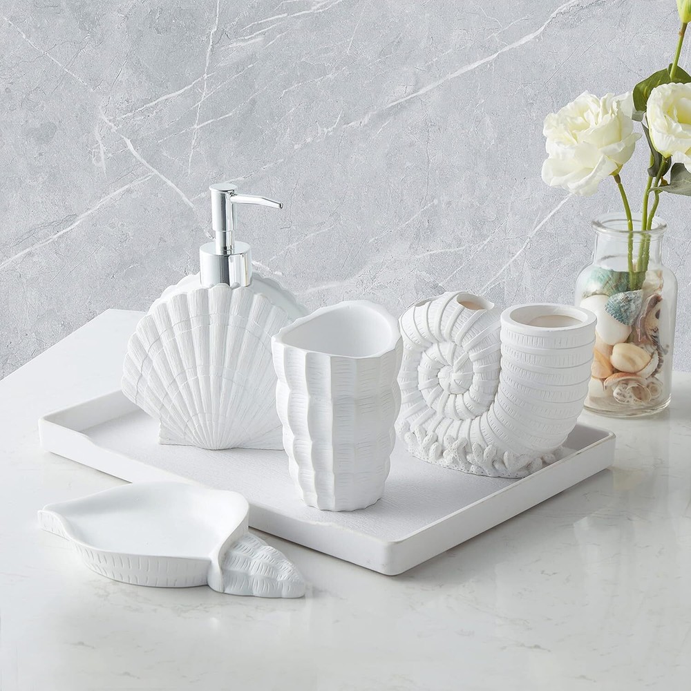 Sweet Home Collection Bathroom Accessories Sets Unique Collections Seaside