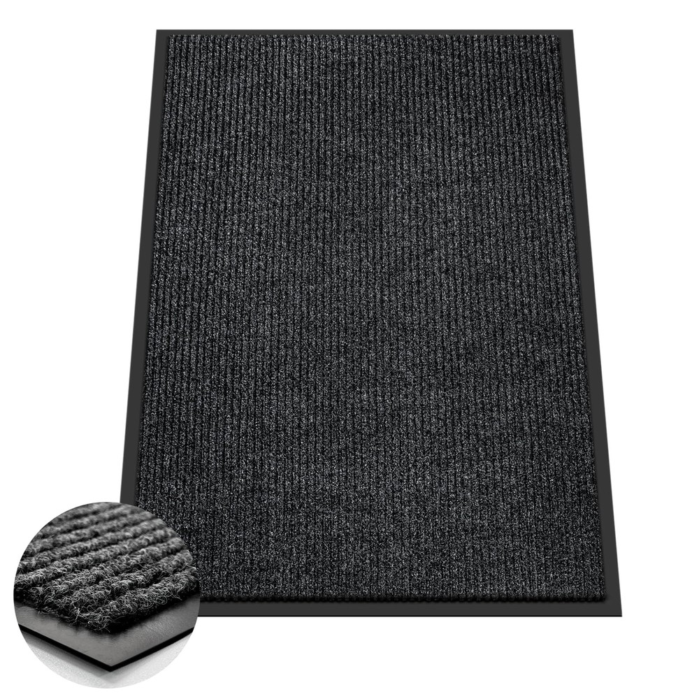 3'x4' Front Door Mat Heavy Duty Indoor Outdoor Door Mat Non-Slip Backing Door...