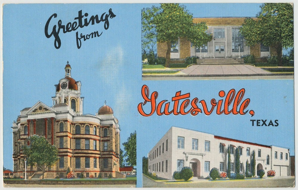 Coryell County Court House, City Hall, Post Office, Gatesville, Texas