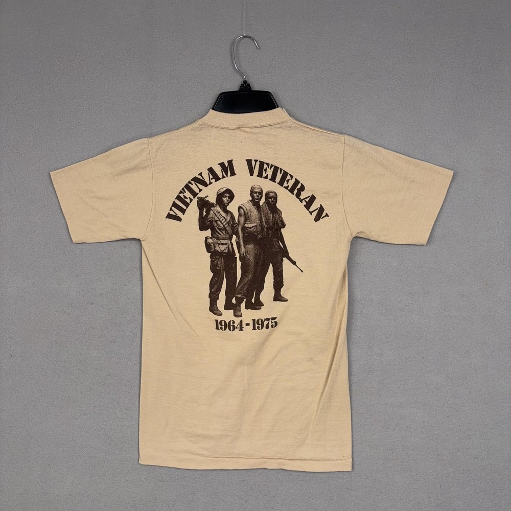 Vintage Vietnam Veteran Shirt Small Single Stitch Vet Center Jacksonville 70s