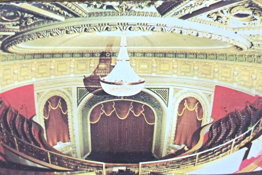1940s Postcard Interior of the Historic Pabst Theater in Milwaukee, Wisconsin