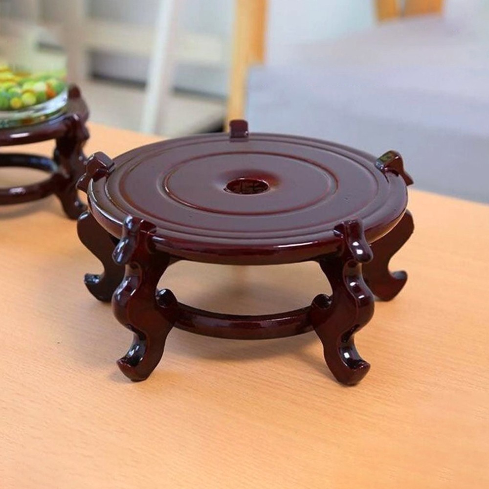Wooden Pedestal Stand for Planters Vases Fish Bowls and Flower Pots